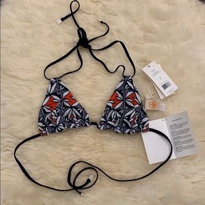 Brand new Tory Burch reversible bikini top